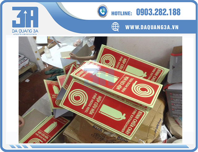 Ứng dụng biển pccc dạ quang cứu hỏa