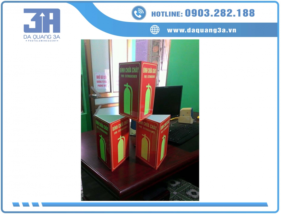Biển báo cháy dạ quang giá rẻ nhất 5