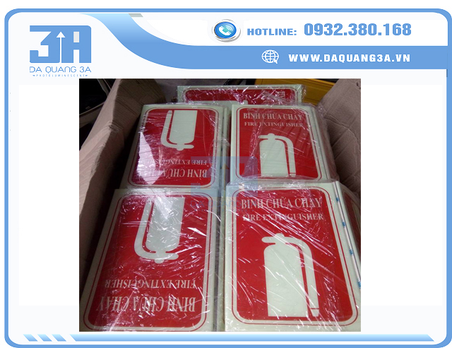 Biển báo PCCC dạ quang giá rẻ