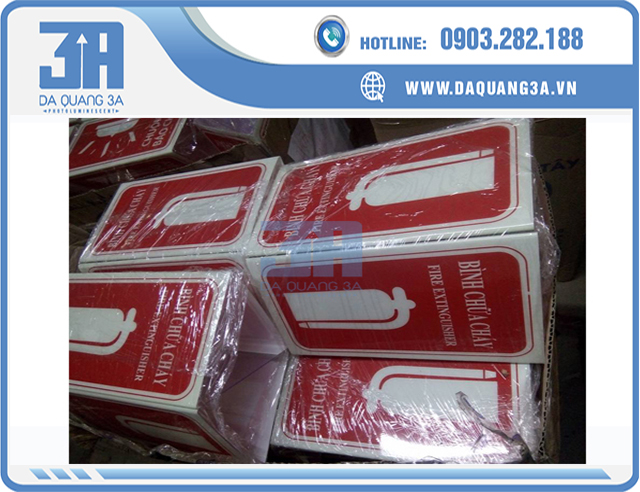 Biển báo PCCC dạ quang đẹp, giá rẻ 2