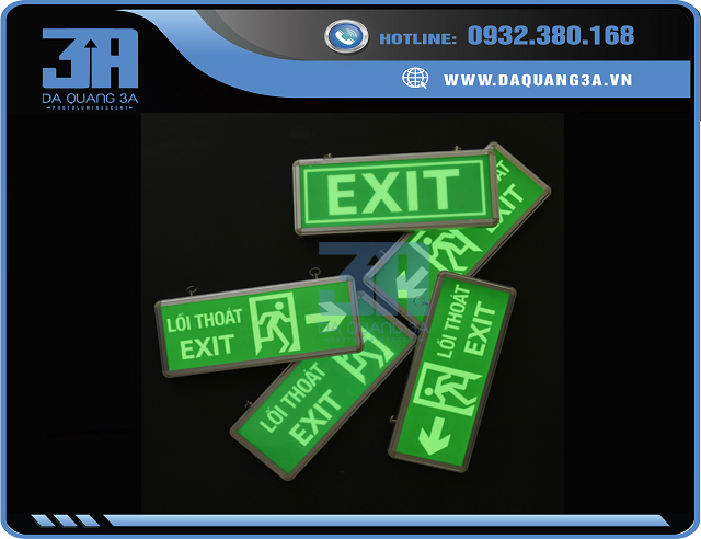 Đèn exit dạ quang giá rẻ, chất lượng nhất