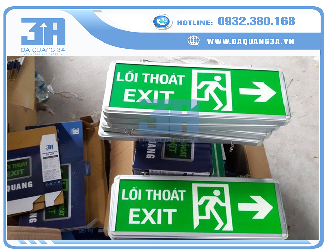 Đèn exit dạ quang chính hãng nhất hiện nay
