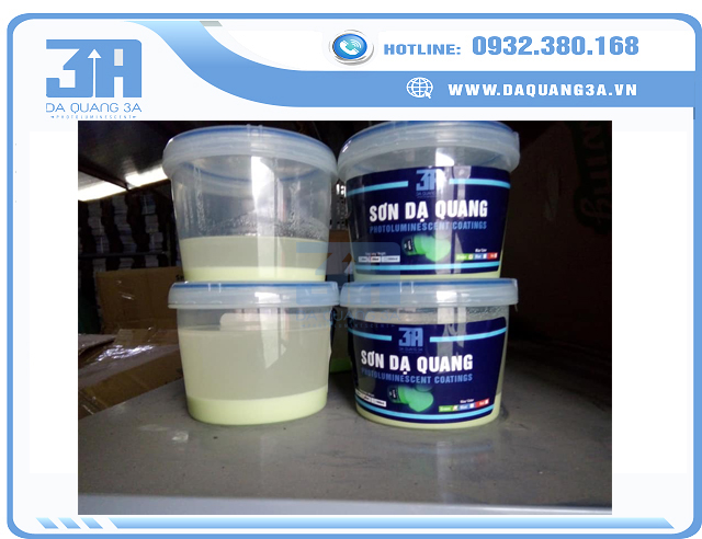 Lọ sơn dạ quang 250ml, sơn phát sáng trong đêm