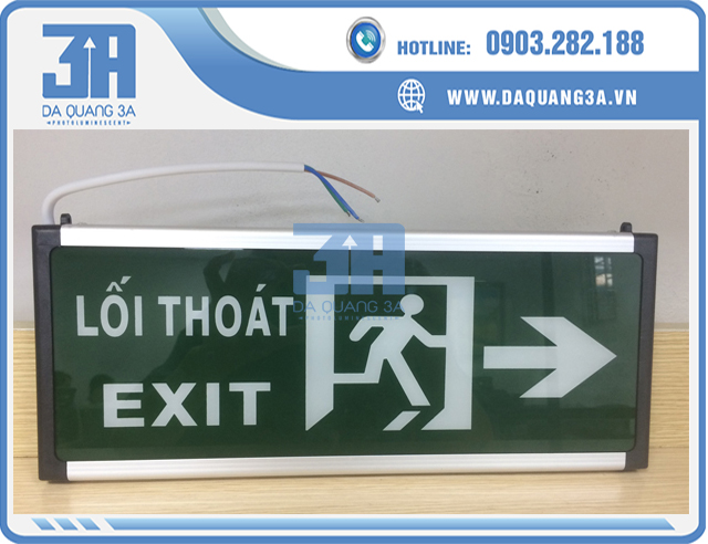 Đèn báo exit giá rẻ tại Hà Nội và TPHCM 1