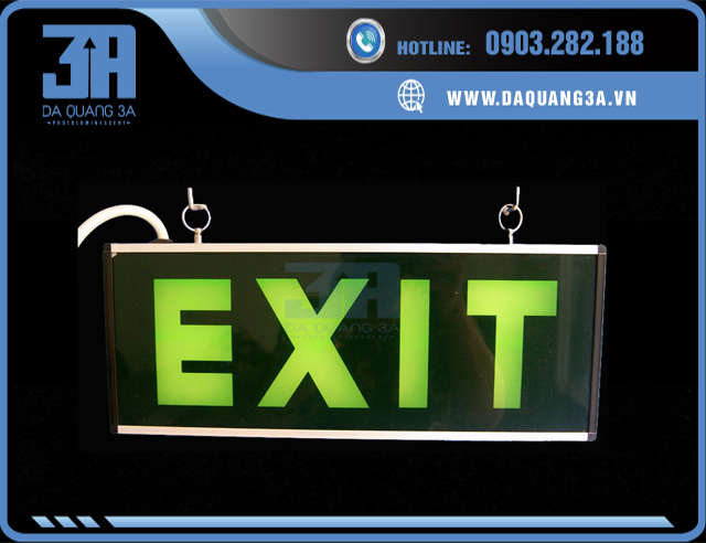 Đèn exit dùng điện thoát hiểm giá rẻ nhất 9181