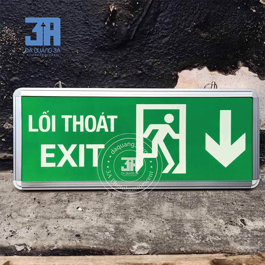 ĐÈN EXIT THOÁT HIỂM DẠ QUANG TẠI THÁI NGUYÊN