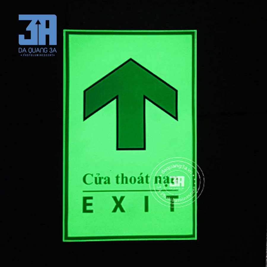 BIỂN BÁO LỐI THOÁT EXIT DẠ QUANG, BIỂN THOÁT HIỂM DẠ QUANG