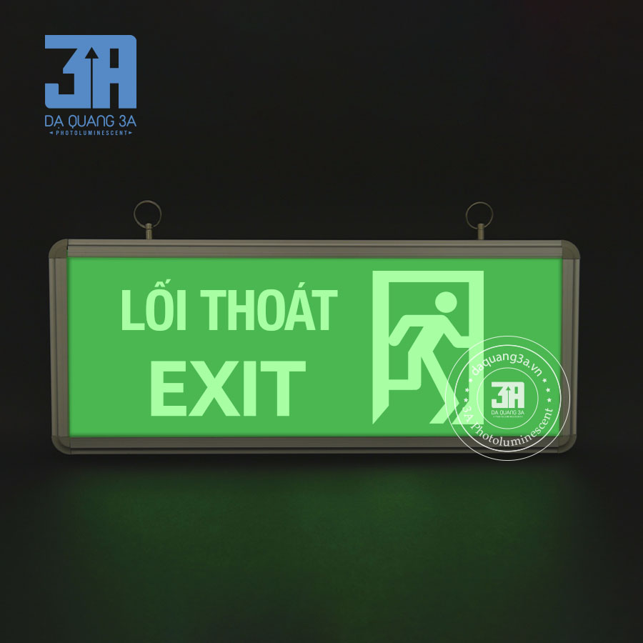 Đèn thoát hiểm exit sáng tối đa trong đêm được bao lâu?