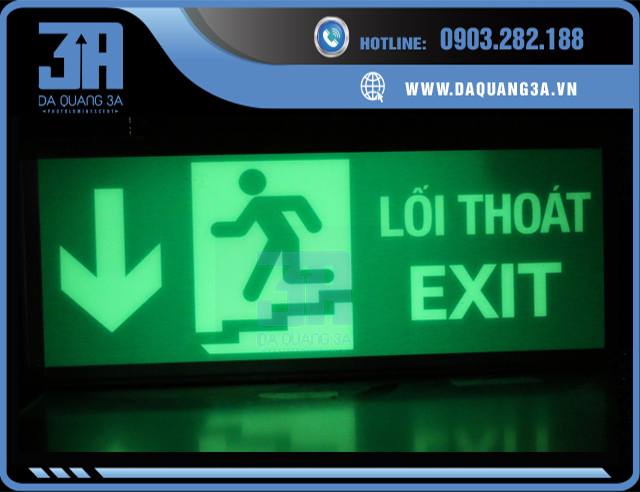 Đèn báo exit – Sản phẩm không thể thiếu cho KCN, khách sạn, nhà ở
